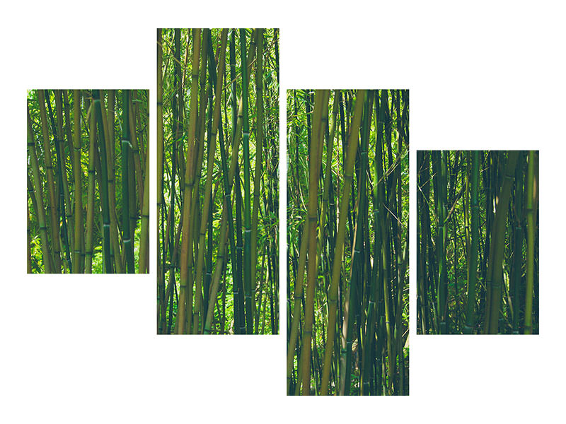modern-4-piece-canvas-print-in-the-middle-of-the-bamboo