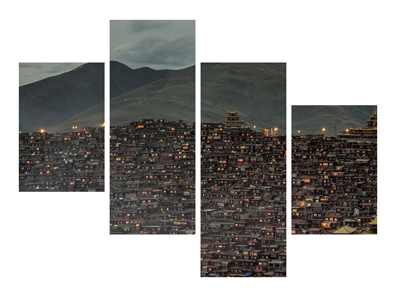 modern-4-piece-canvas-print-larung-gar-buddist-institute-ii