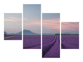 modern-4-piece-canvas-print-lavender-field