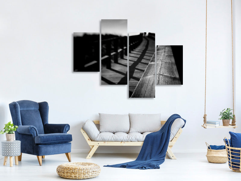 modern-4-piece-canvas-print-lonely-rails