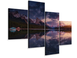 modern-4-piece-canvas-print-maligne-mountains