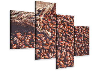 modern-4-piece-canvas-print-many-coffee-beans