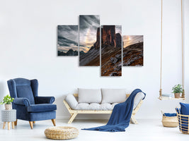 modern-4-piece-canvas-print-men-and-nature