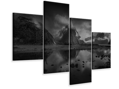 modern-4-piece-canvas-print-milford-sound