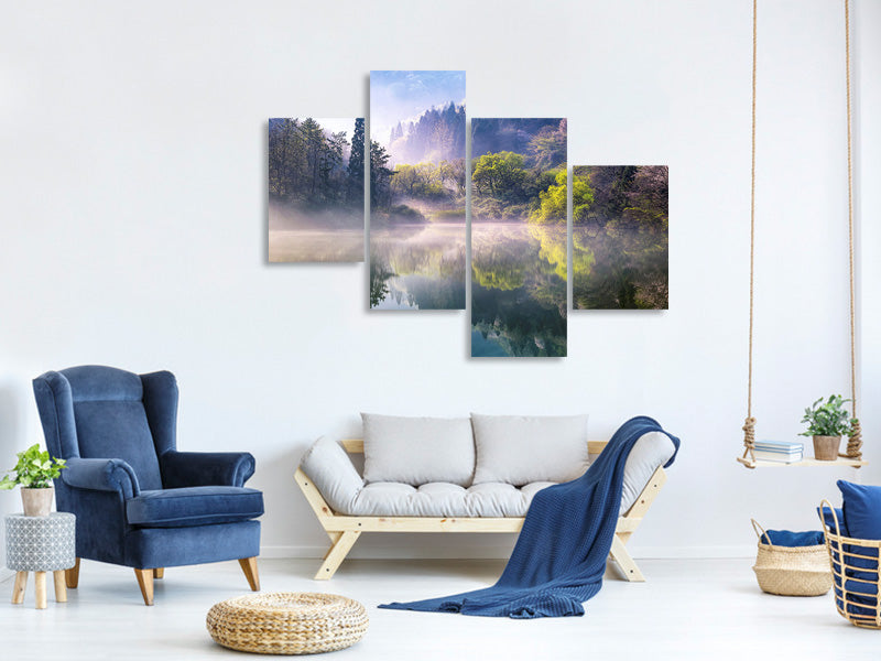 modern-4-piece-canvas-print-morning-calm