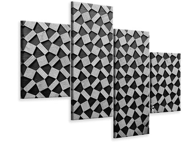 modern-4-piece-canvas-print-pattern