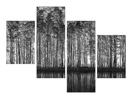 modern-4-piece-canvas-print-pointillism-nature
