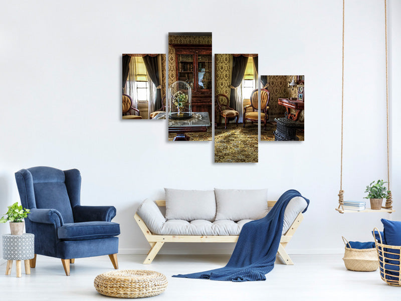 modern-4-piece-canvas-print-retro-living-room
