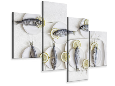 modern-4-piece-canvas-print-still-life-with-fish