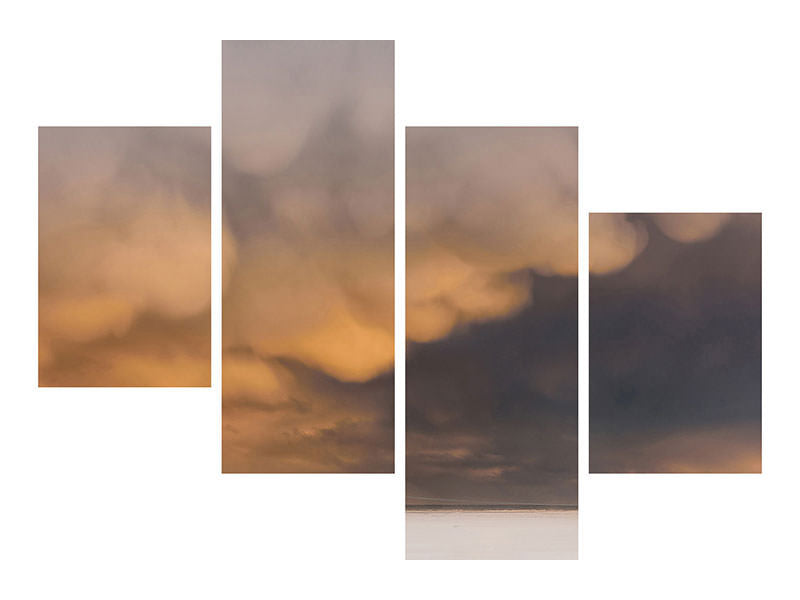 modern-4-piece-canvas-print-sunset-clouds