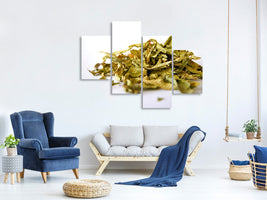 modern-4-piece-canvas-print-tea-leaves