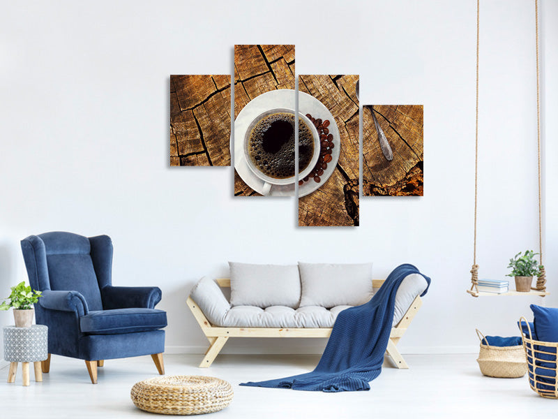 modern-4-piece-canvas-print-the-coffee-is-ready