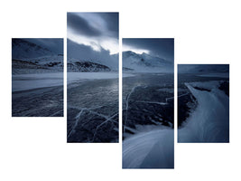modern-4-piece-canvas-print-the-grip-of-ice