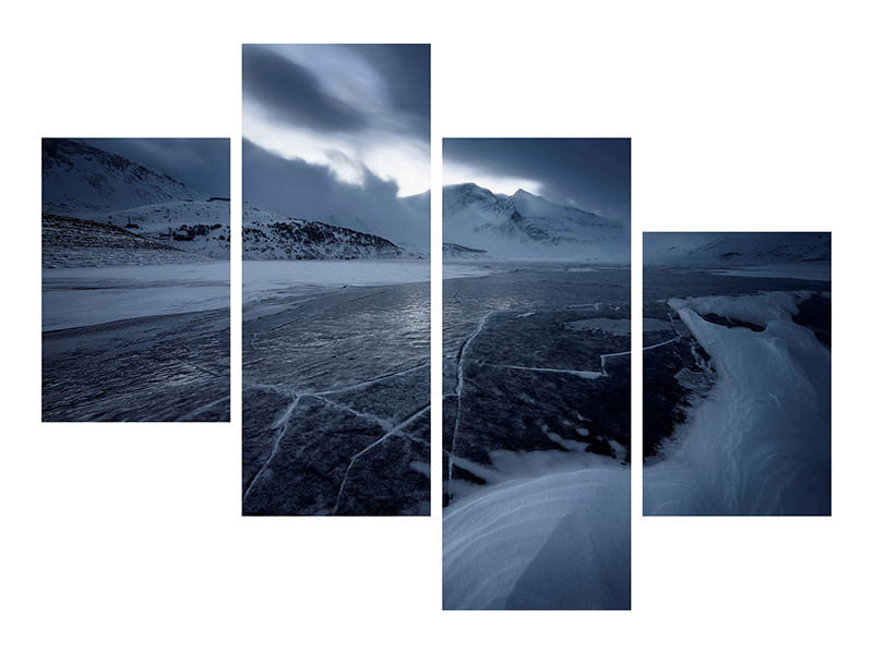 modern-4-piece-canvas-print-the-grip-of-ice