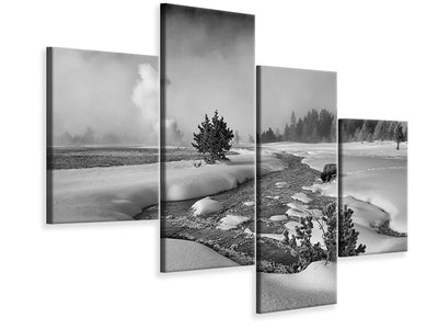modern-4-piece-canvas-print-the-hardship-of-winter