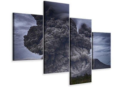 modern-4-piece-canvas-print-the-volcano-ash