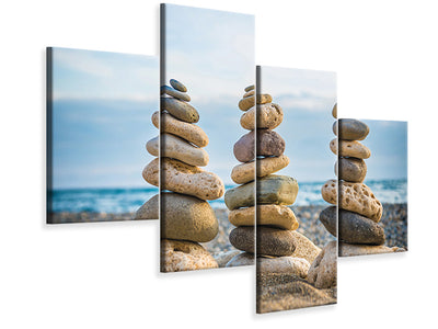 modern-4-piece-canvas-print-three-stone-stacks