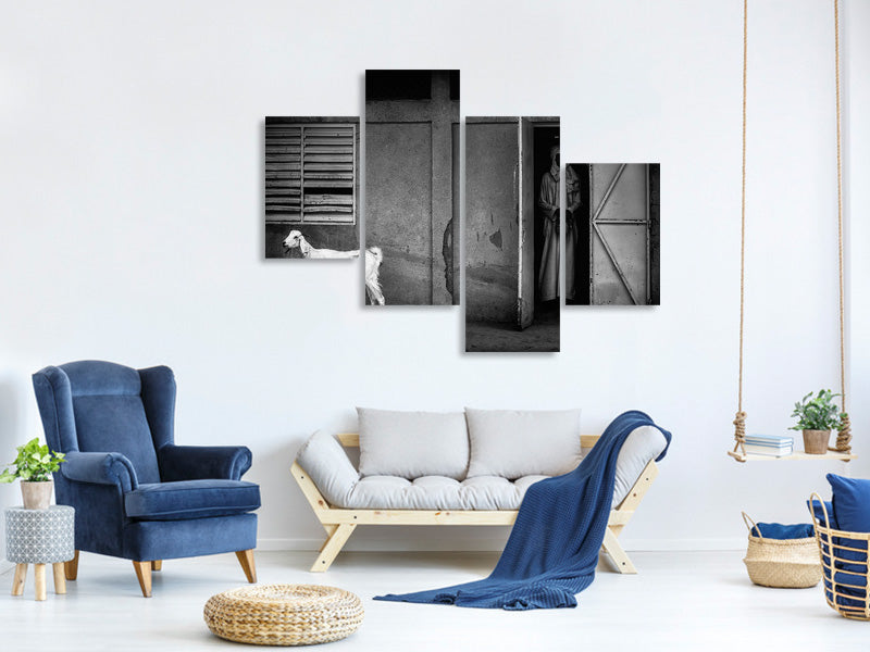 modern-4-piece-canvas-print-untitled-xxvii