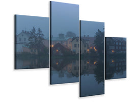 modern-4-piece-canvas-print-when-darkness-begins-to-release-its-grip-of-the-old-town