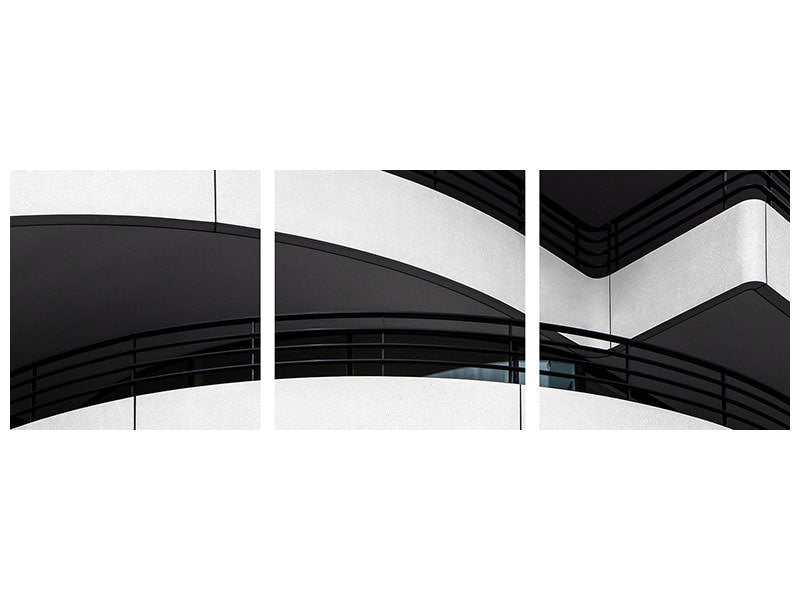 panoramic-3-piece-canvas-print-balcony-lines