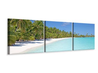 panoramic-3-piece-canvas-print-beach-walk