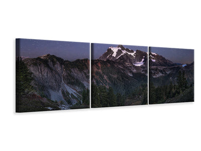panoramic-3-piece-canvas-print-blood-moon-over-mt-shuksan