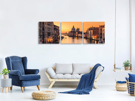 panoramic-3-piece-canvas-print-dawn-on-venice