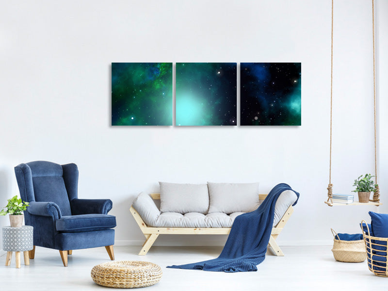 panoramic-3-piece-canvas-print-fantastic-galaxy