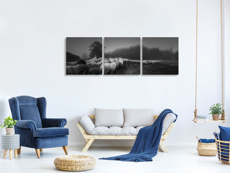 panoramic-3-piece-canvas-print-foggy-memory-of-the-past-ii