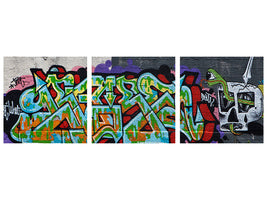 panoramic-3-piece-canvas-print-graffiti-in-new-york