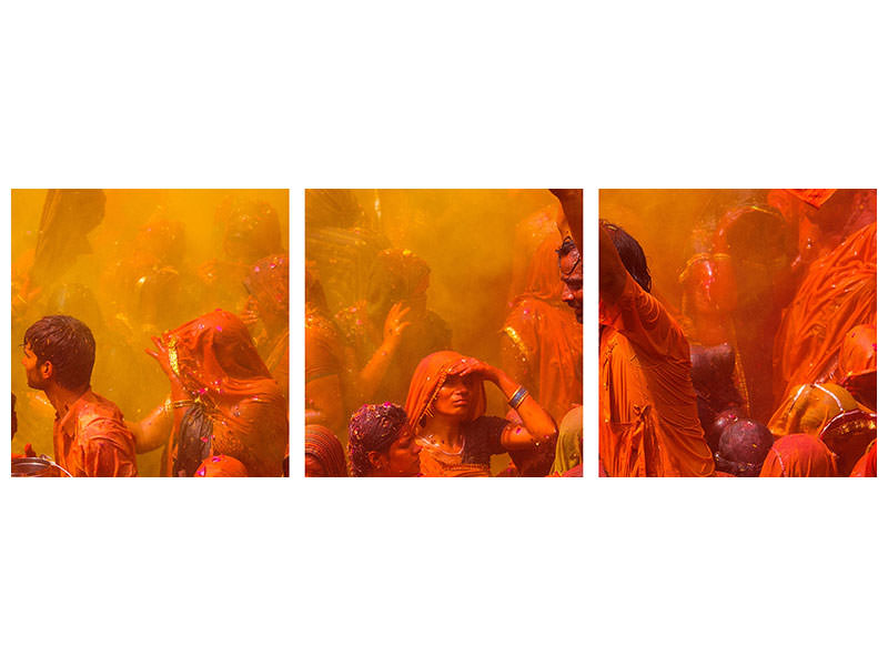 panoramic-3-piece-canvas-print-holi-festival