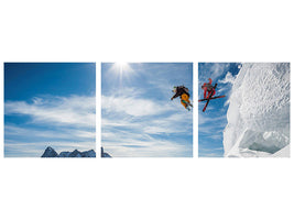 panoramic-3-piece-canvas-print-jumping-legends