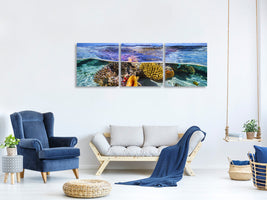 panoramic-3-piece-canvas-print-lagoon-life