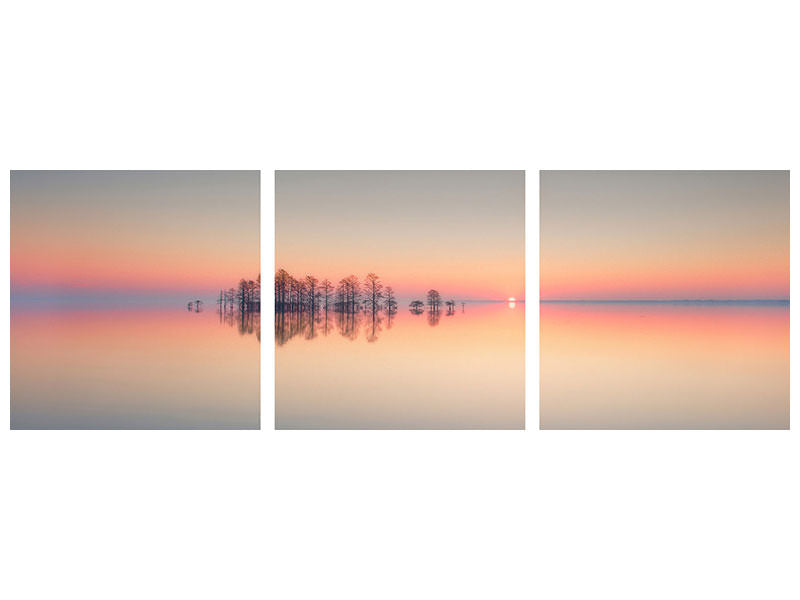 panoramic-3-piece-canvas-print-lake-mattamuskeet-memory