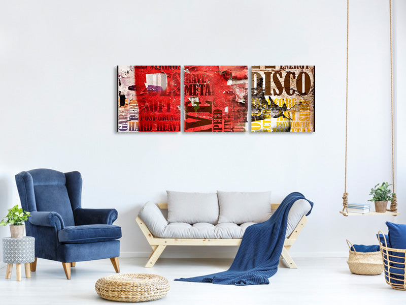 panoramic-3-piece-canvas-print-music-text-in-grunge-style