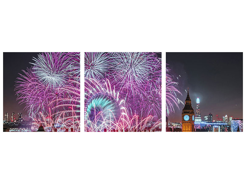 panoramic-3-piece-canvas-print-new-year-fireworks