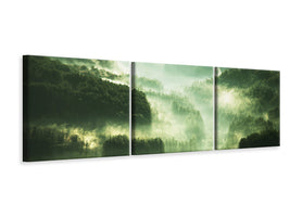panoramic-3-piece-canvas-print-over-the-woods