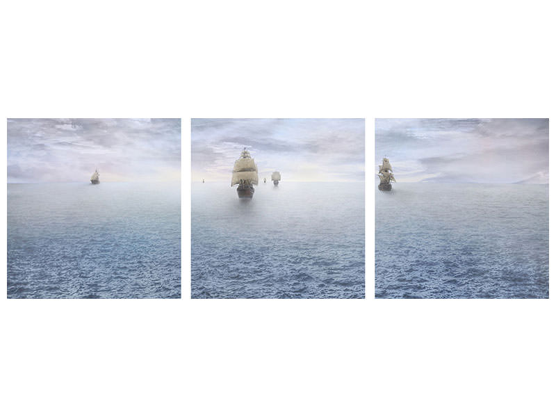 panoramic-3-piece-canvas-print-pirate-ships