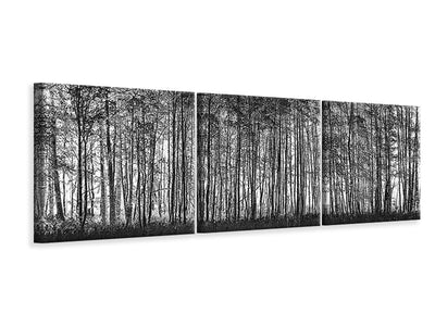 panoramic-3-piece-canvas-print-pointillism-nature
