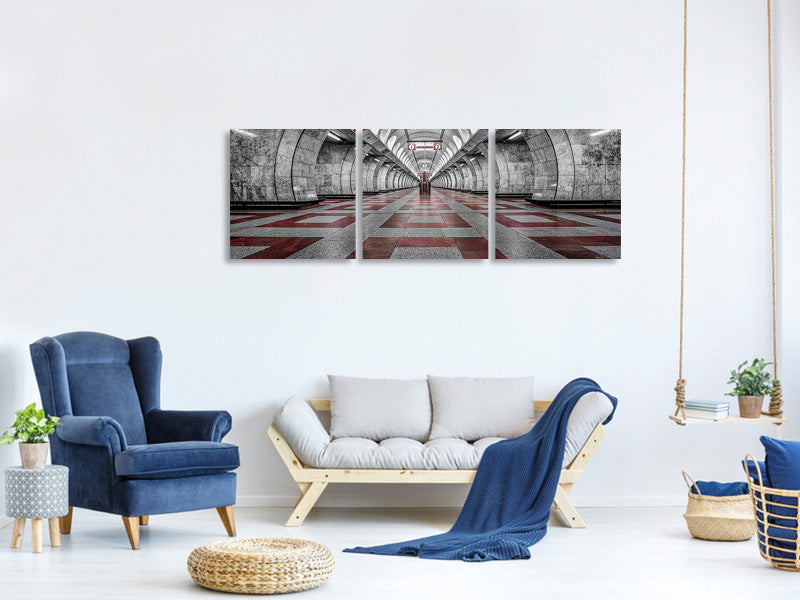 panoramic-3-piece-canvas-print-prague-metro