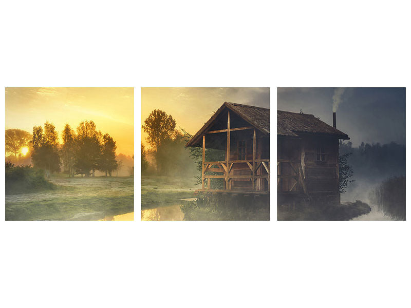 panoramic-3-piece-canvas-print-secretive-hut
