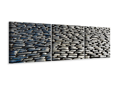 panoramic-3-piece-canvas-print-stone-pattern