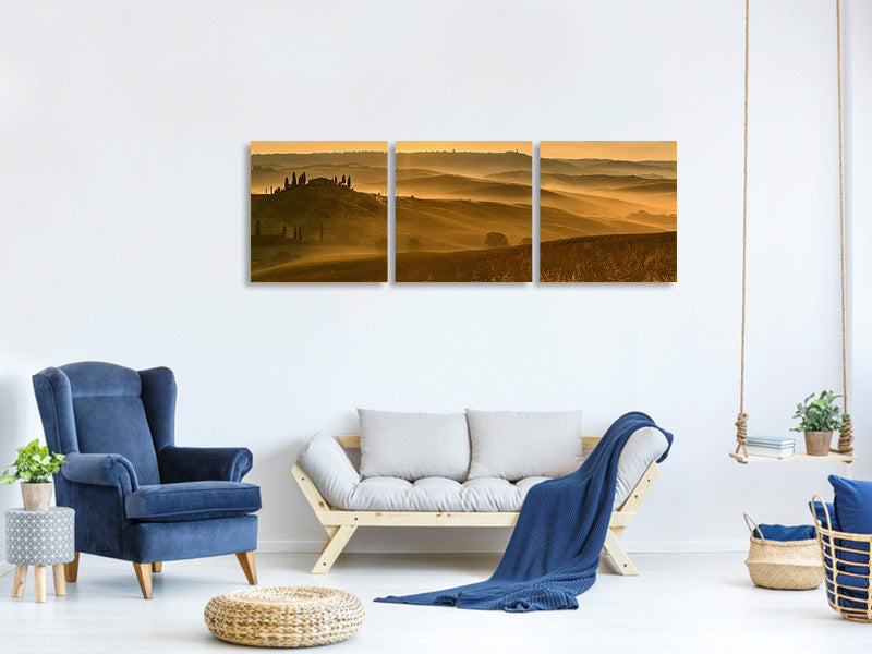 panoramic-3-piece-canvas-print-sunset-in-the-rocks