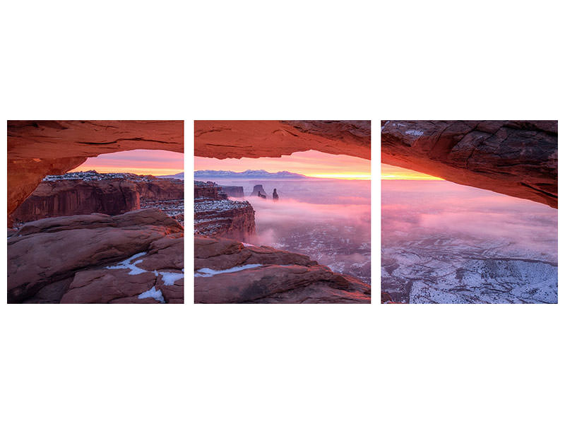 panoramic-3-piece-canvas-print-the-moment-right-before-sunrise