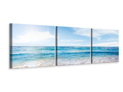 panoramic-3-piece-canvas-print-waves-in-the-sand