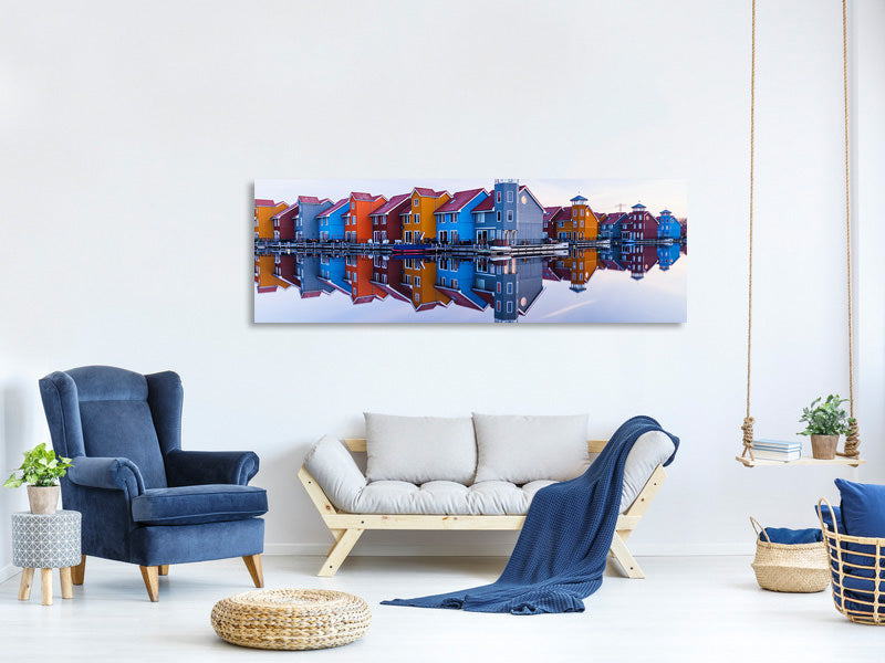 panoramic-canvas-print-colored-homes
