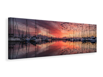 panoramic-canvas-print-evening-mood-in-the-harbor