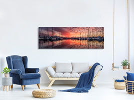 panoramic-canvas-print-evening-mood-in-the-harbor