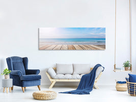 panoramic-canvas-print-the-beautiful-beach-house