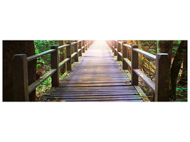panoramic-canvas-print-the-bridge-in-the-forest